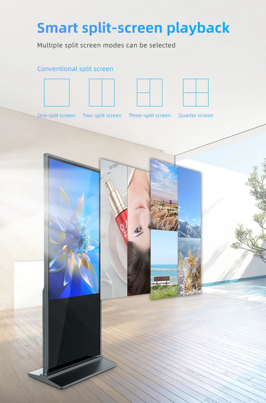 65 Inches LCD AD Display | Resolution 3840x2160 | All-In-One Package