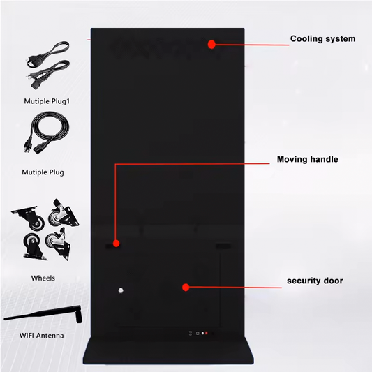 86 Inches LCD AD Display | Resolution 3840x2160 | All-In-One Package
