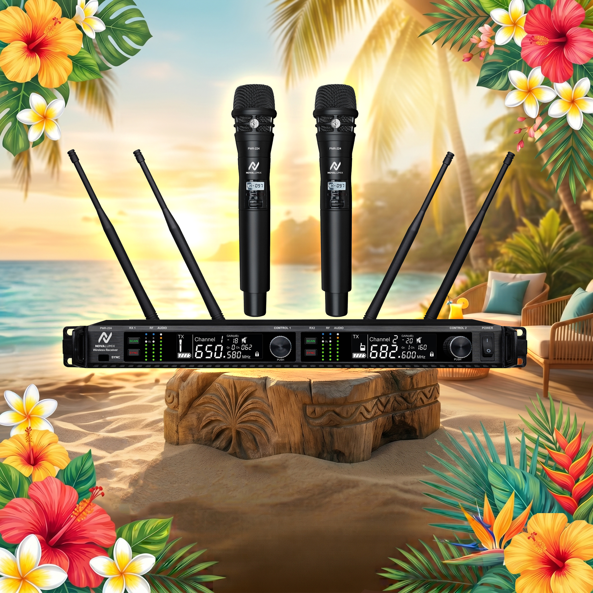 PMR-224 Digital Karaoke Microphone| NovaLumix | Best In Class